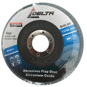 Disco Lamina 4 1/2 Grano Z80 Zirconio - Delta