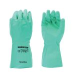Guante Nitrilo Verde Flocado SENSITIVE - RESISTOR