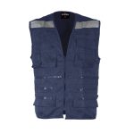 Chaleco Geologo Canvas Azul - Kumen