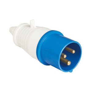 ENCHUFE INDUSTRIAL MACHO VOLANTE IP44, 16A, 220V, 2P+T LEXO
